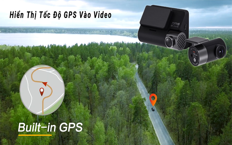 camera hành trình ô tô xiaomi tích hợp gps, modun gps a800