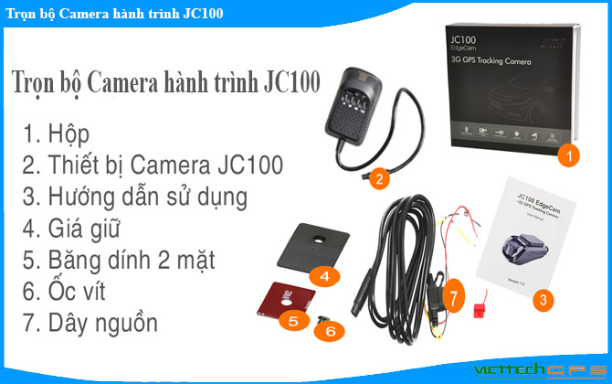 Camera hành trình JC100